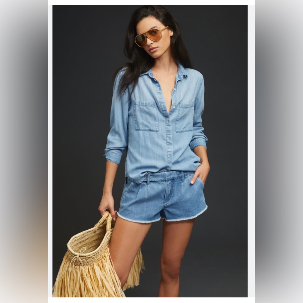Pilcro The Mini Trouser Shorts - Picture 4 of 6